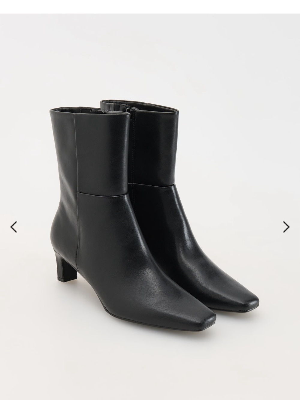 Reserved Black Heel Ankle Boots